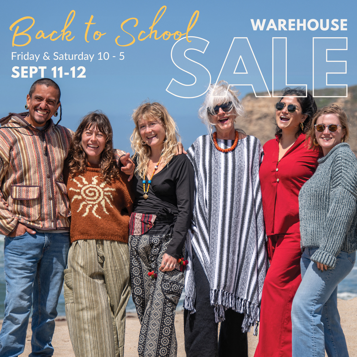 Sept 11th-12th: Zig Zag Back to School WAREHOUSE SALE