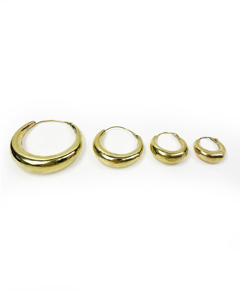 Hollow Brass Hoop