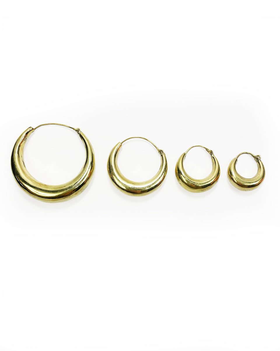 Hollow Brass Hoop
