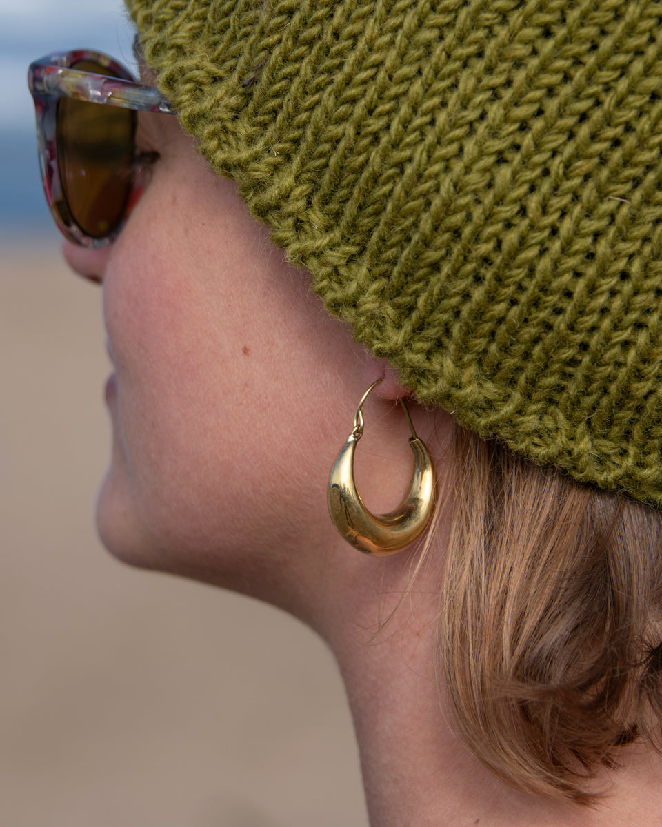 Hollow Brass Hoop