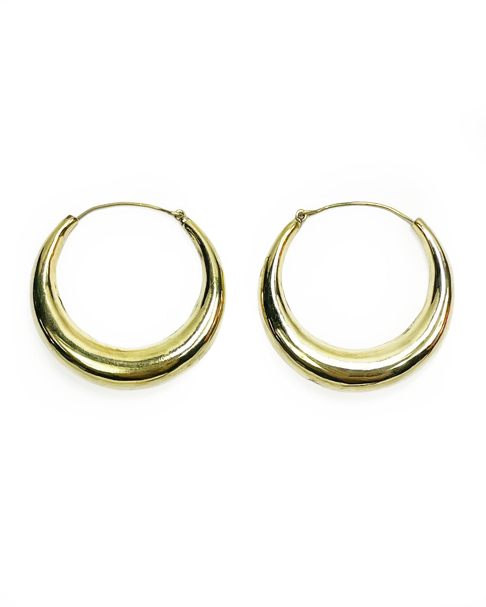 Hollow Brass Hoop