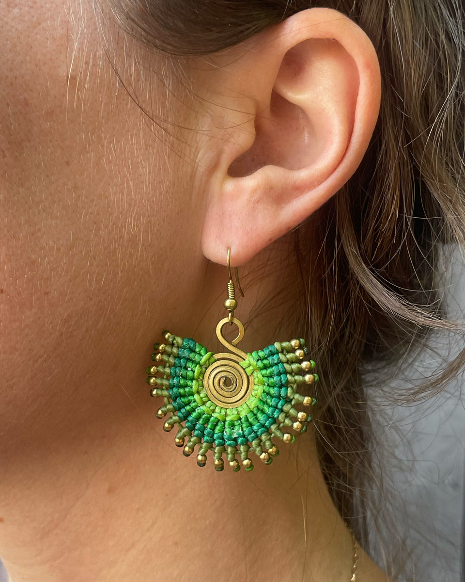 Macrame Sunbeam Earrings