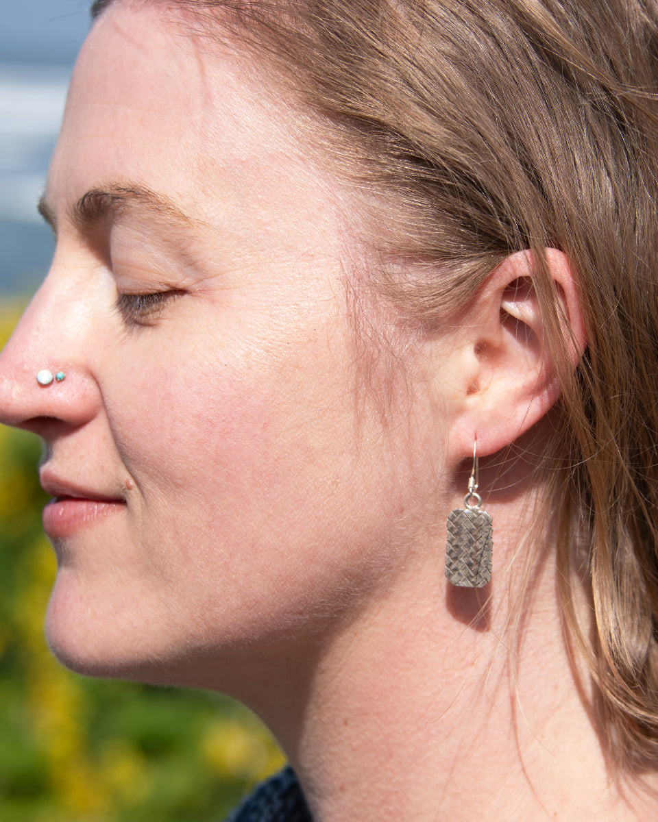 Tribal Woven Lao Earring