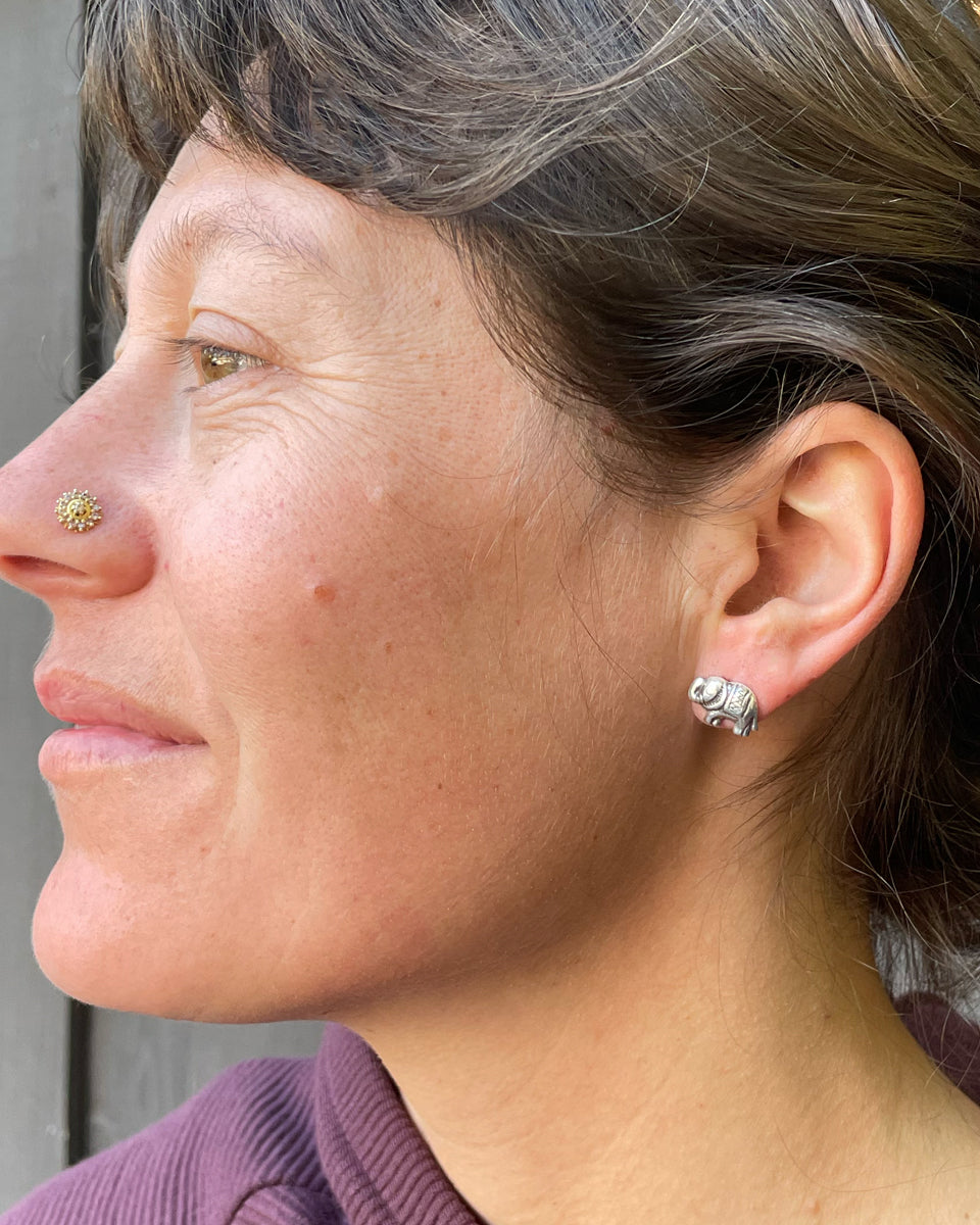 Small Elephant Studs