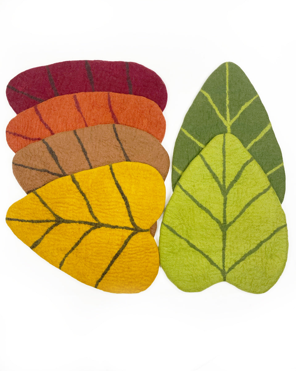 Felted Leaf Placemats