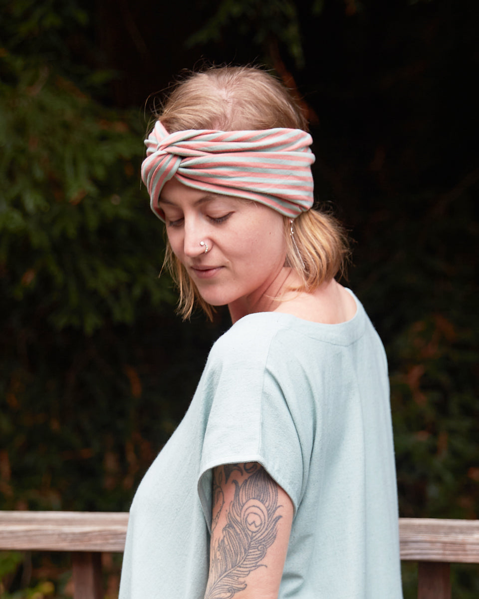Organic Striped Headband