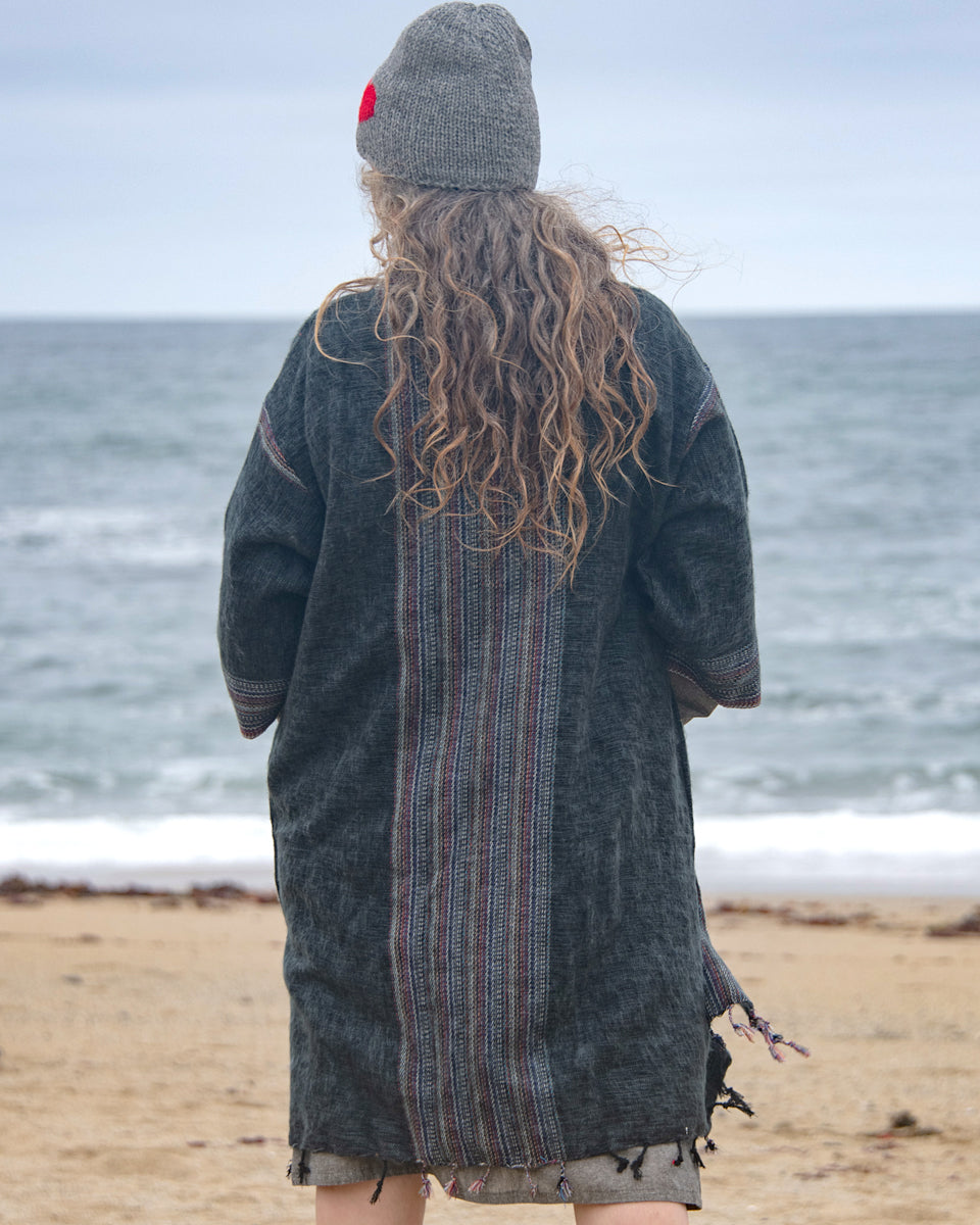 Brushed Woven Coat