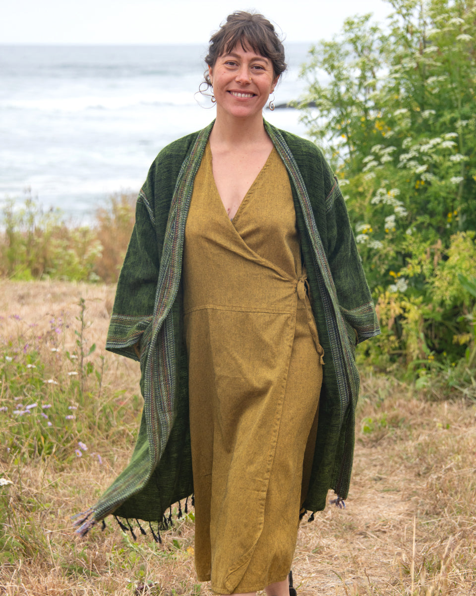Brushed Woven Coat