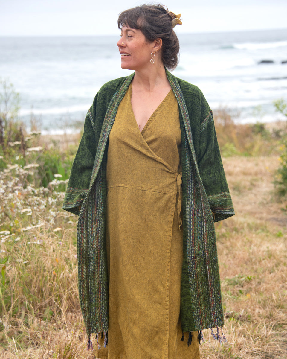 Brushed Woven Coat