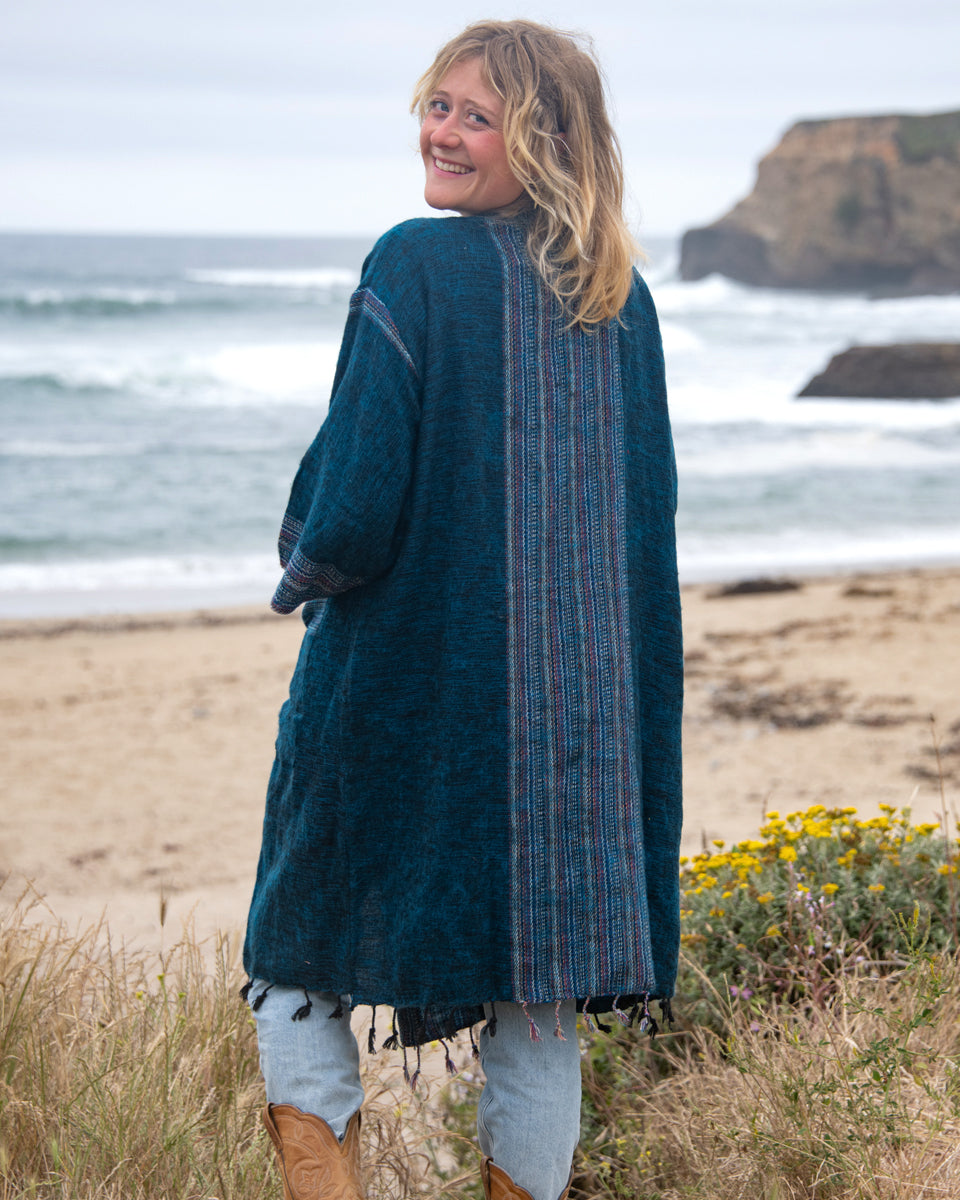 Brushed Woven Coat
