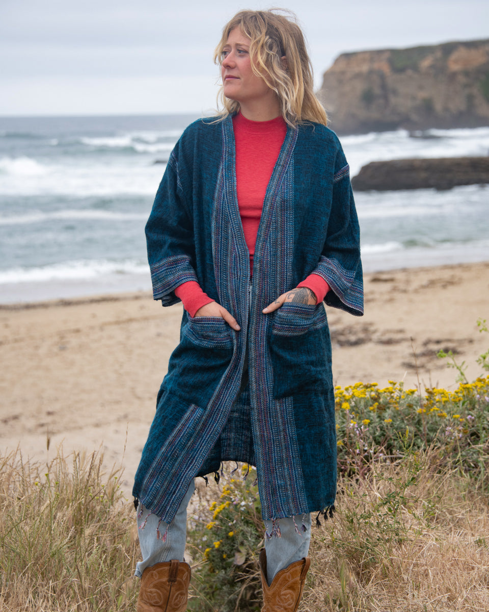 Brushed Woven Coat