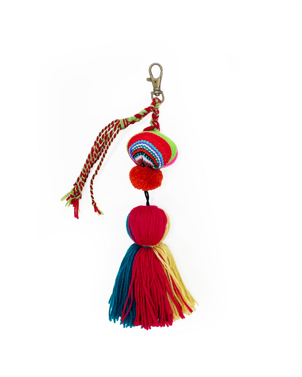 Indigo Tassel Bag Charm