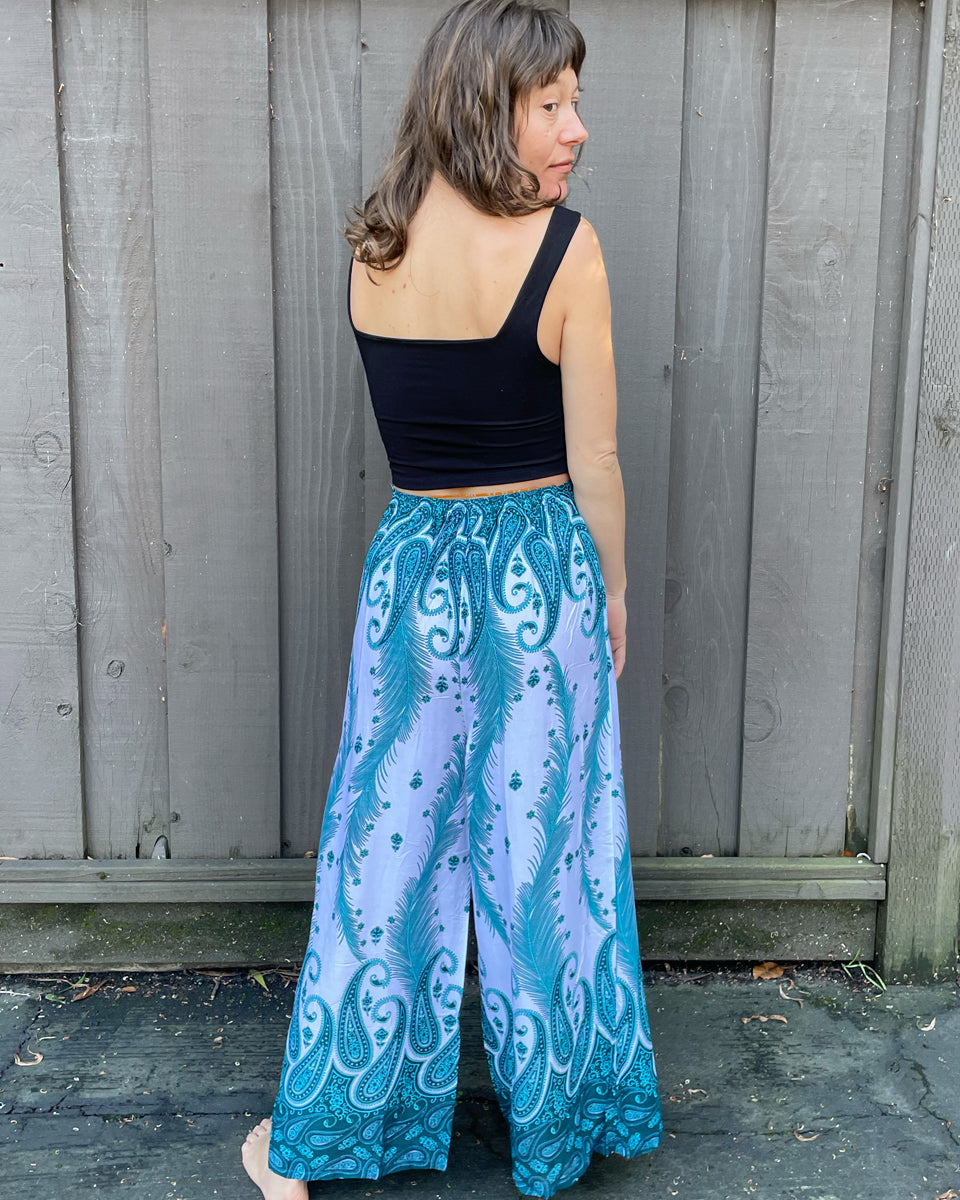 Peacock Palazzo Pants