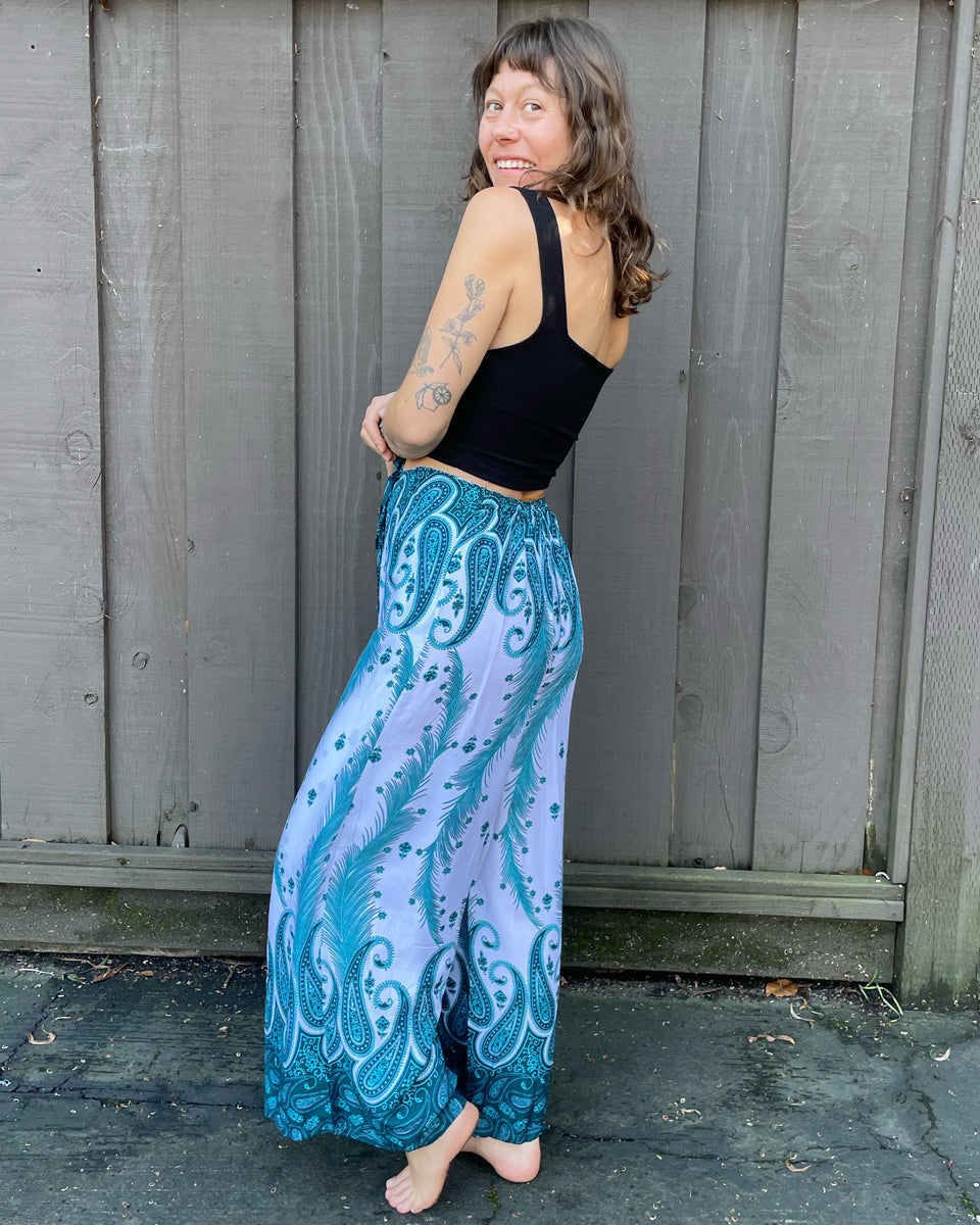 Peacock Palazzo Pants