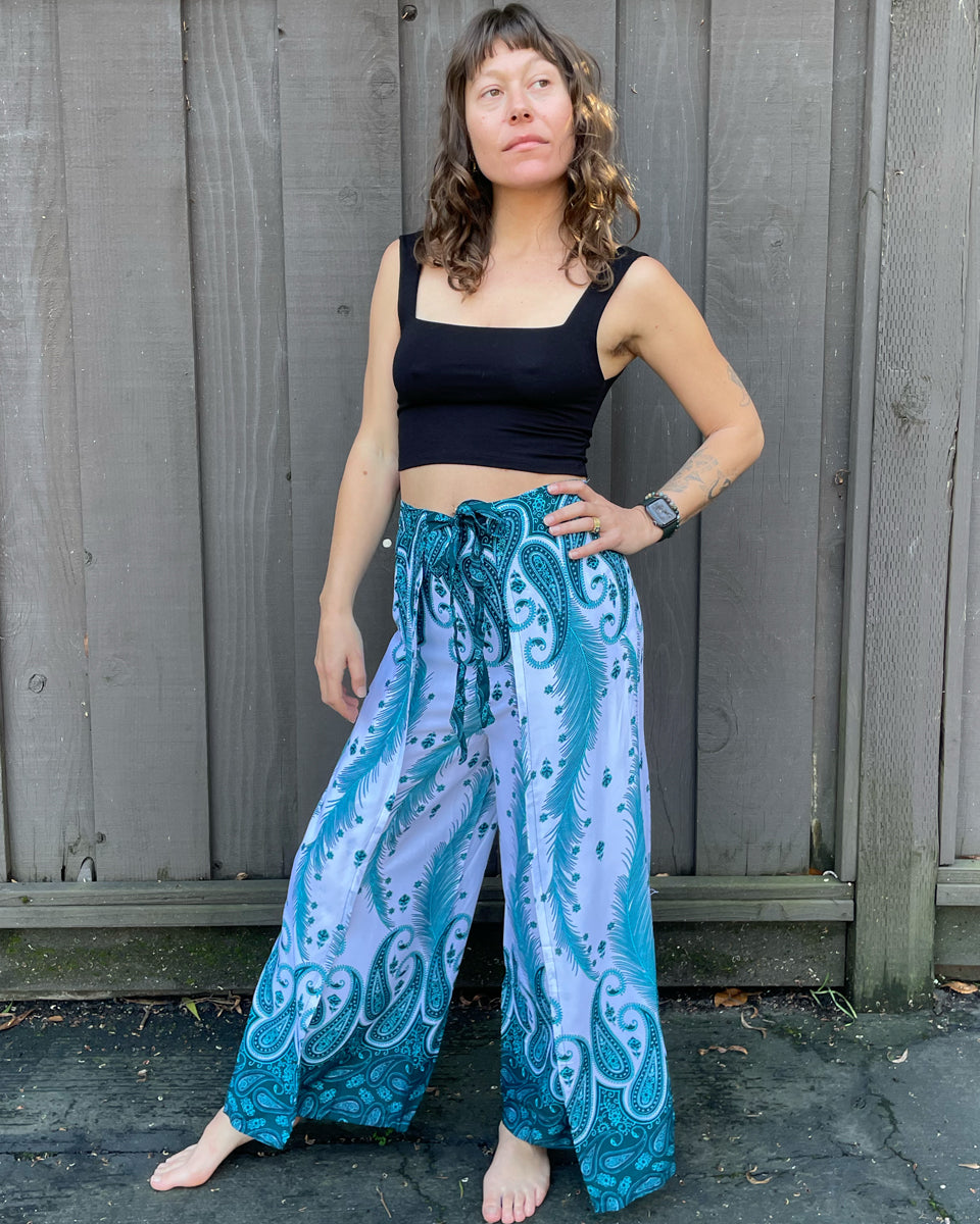 Peacock Palazzo Pants