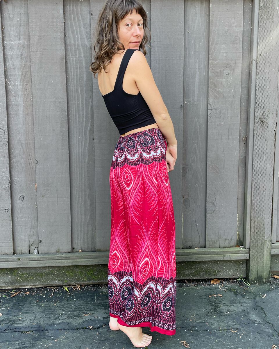 Peacock Palazzo Pants