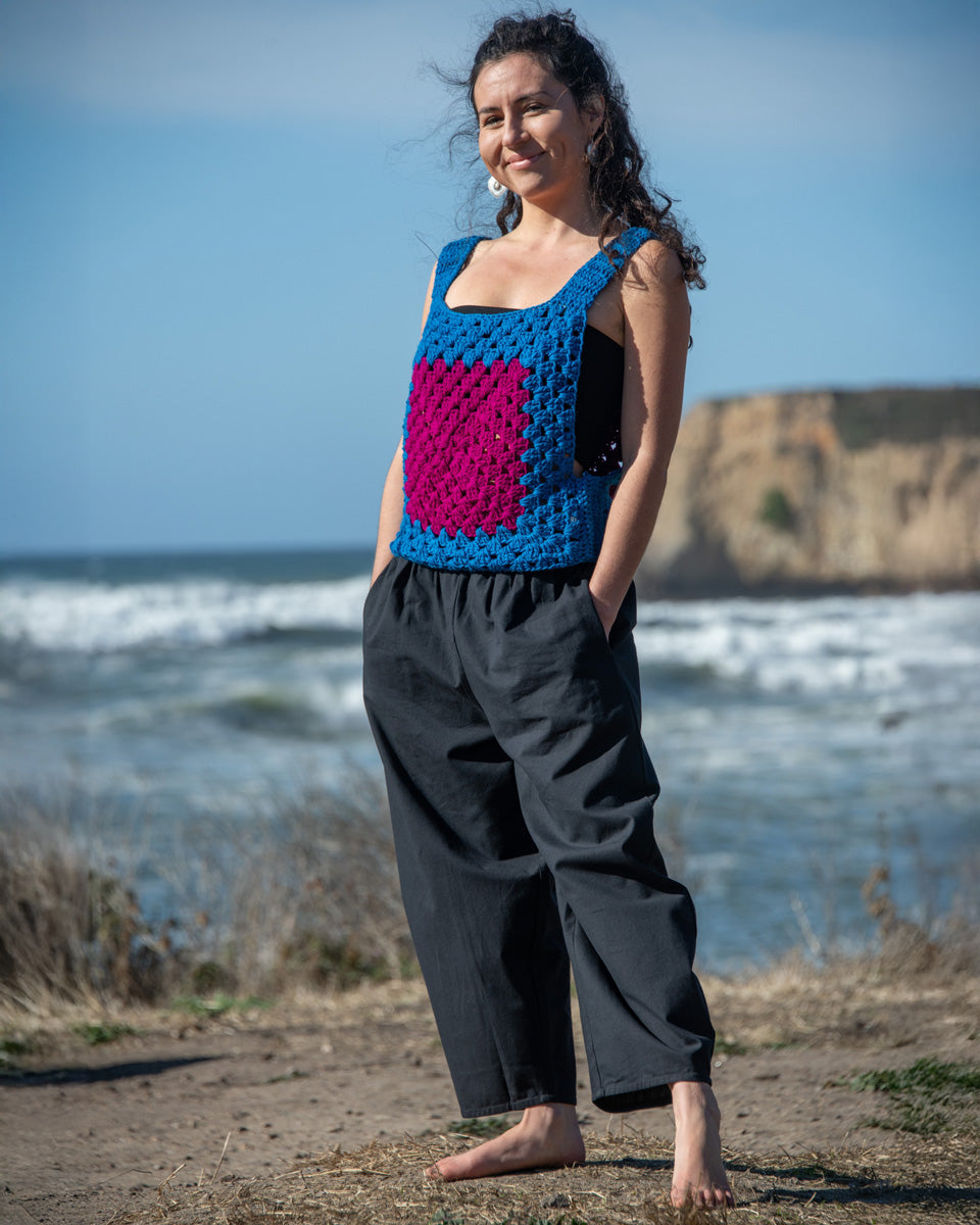 Cotton Barrel Pants
