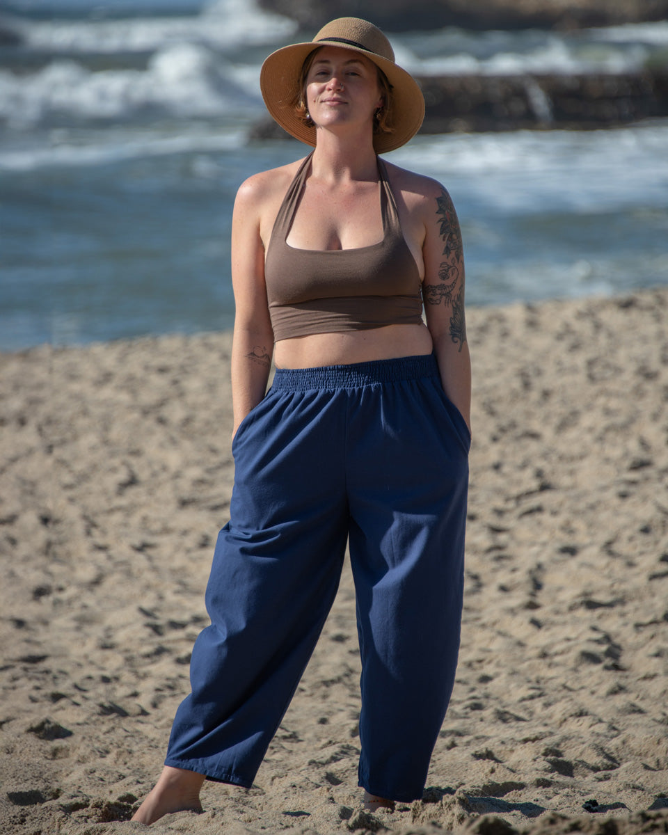 Cotton Barrel Pants
