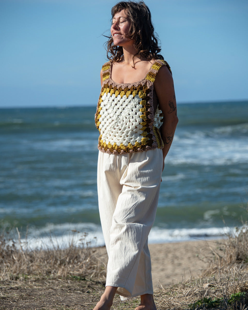 Cotton Barrel Pants