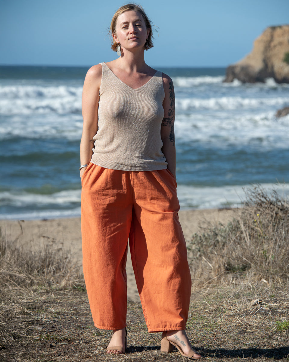 Cotton Barrel Pants
