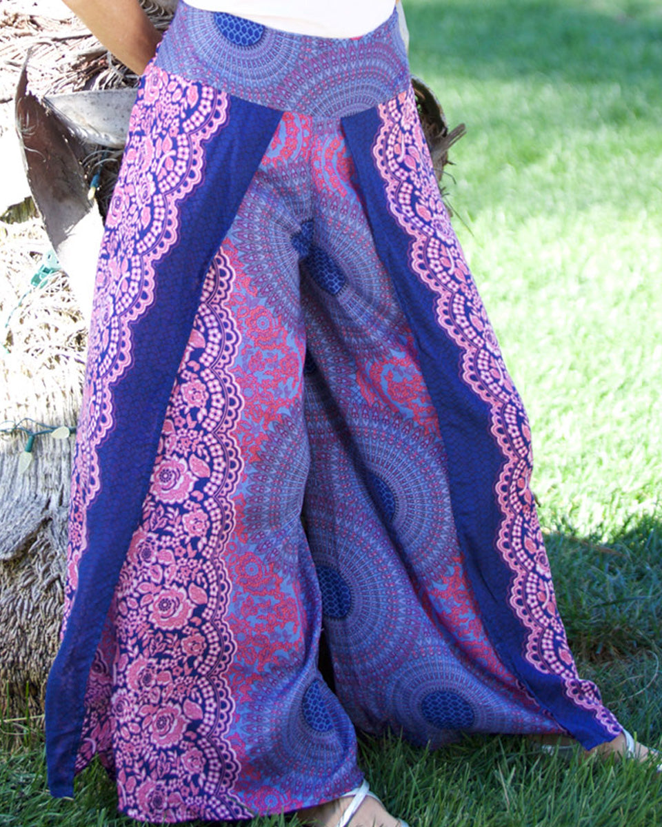 Flower Mandala Palazzo Pants