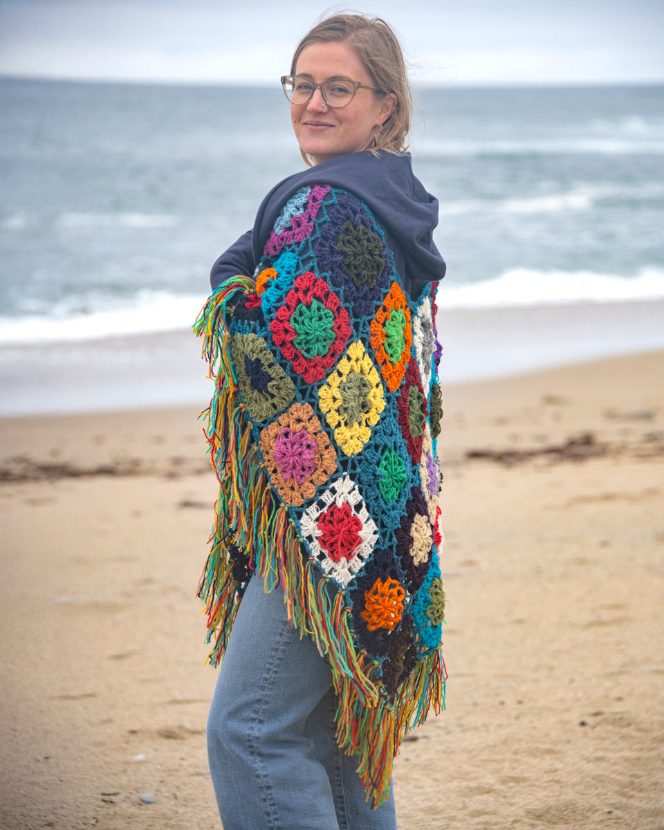 Granny Square Poncho