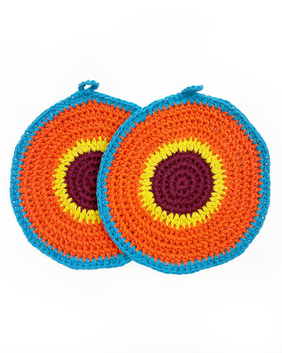 Round Cotton Potholder