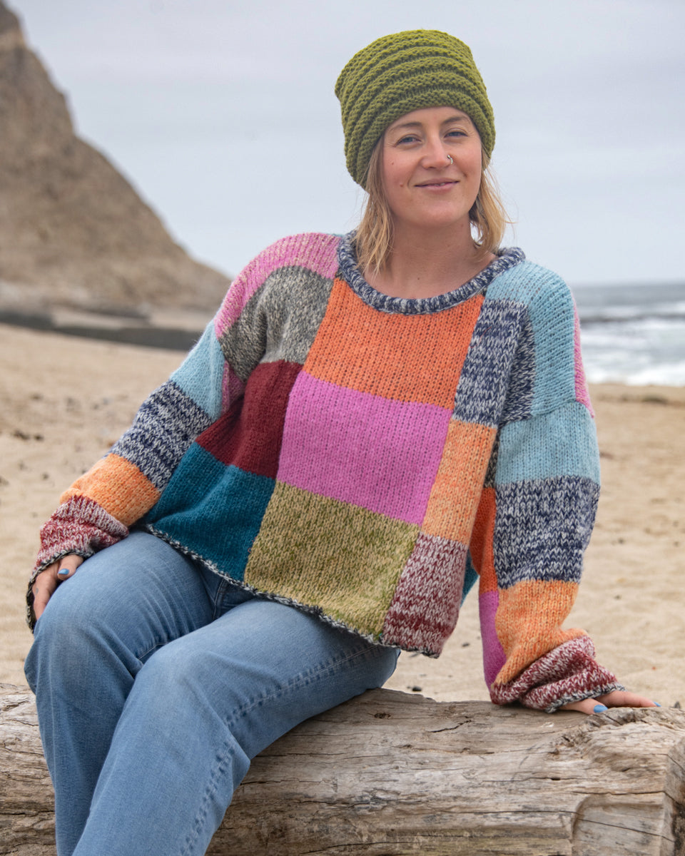 Mohair Patch Sweater