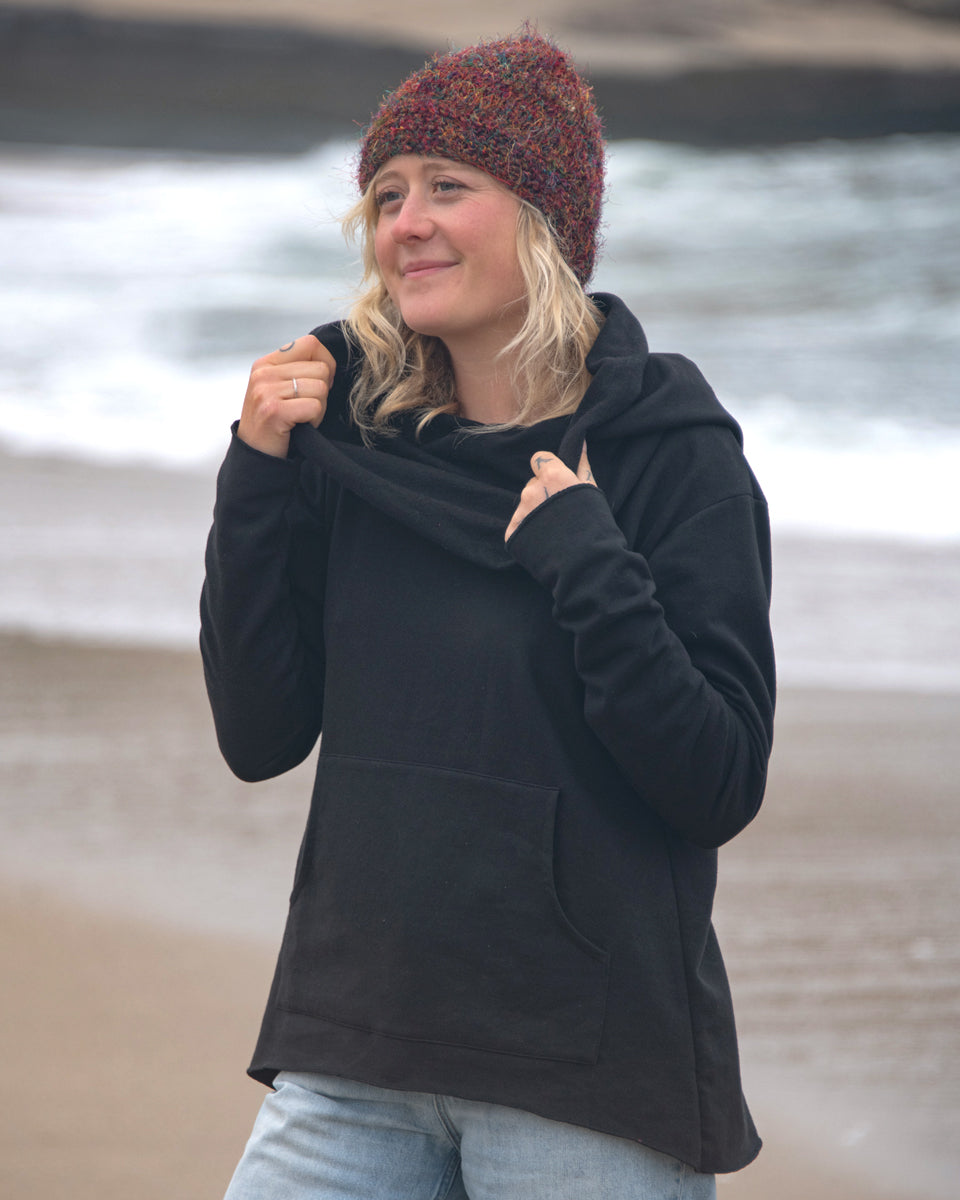 Cowl Neck Sweatshirt