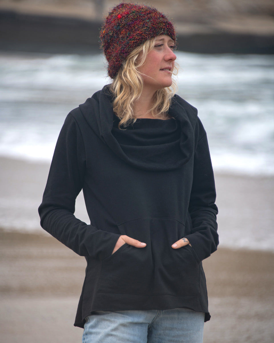 Cowl Neck Sweatshirt