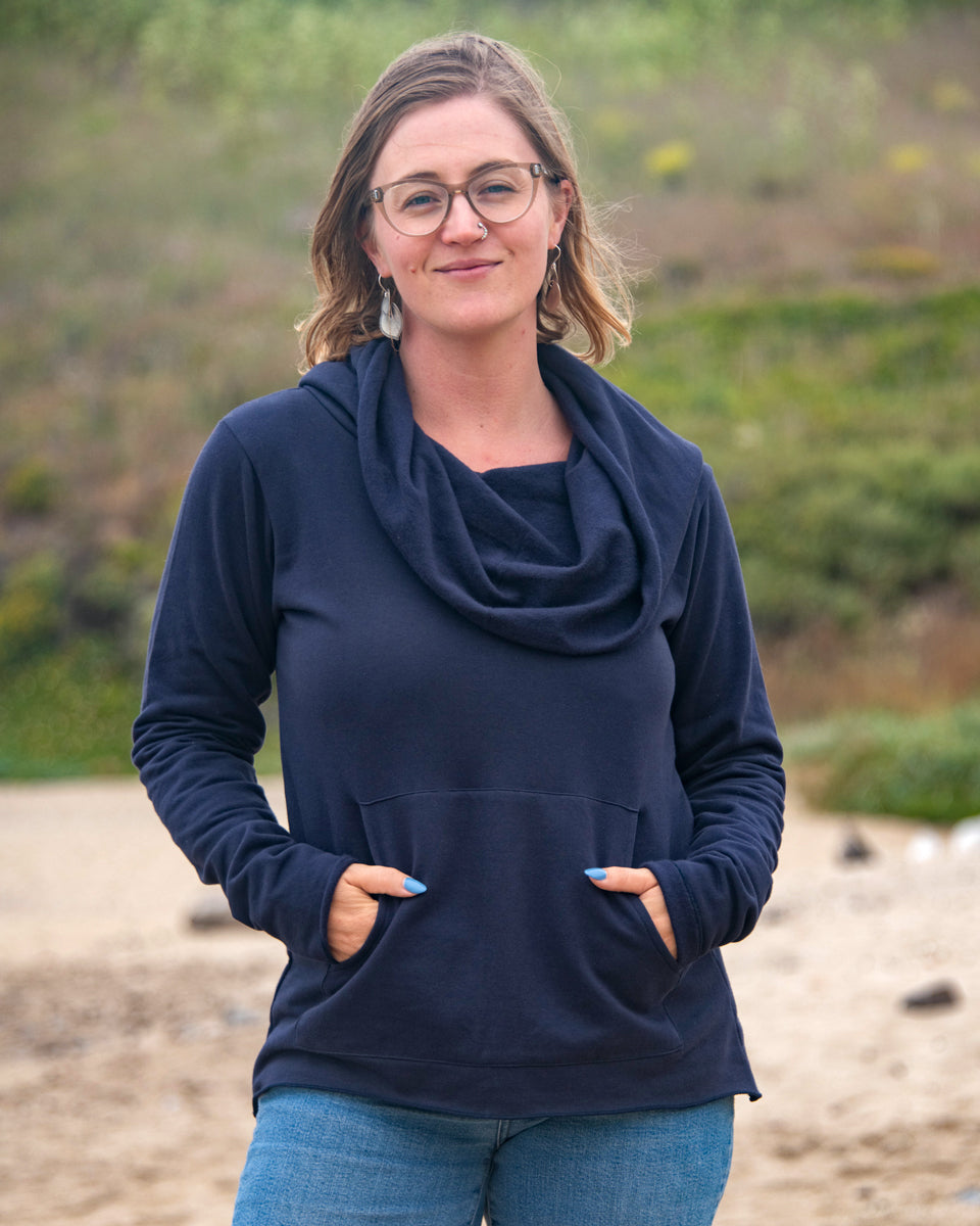 Cowl Neck Sweatshirt