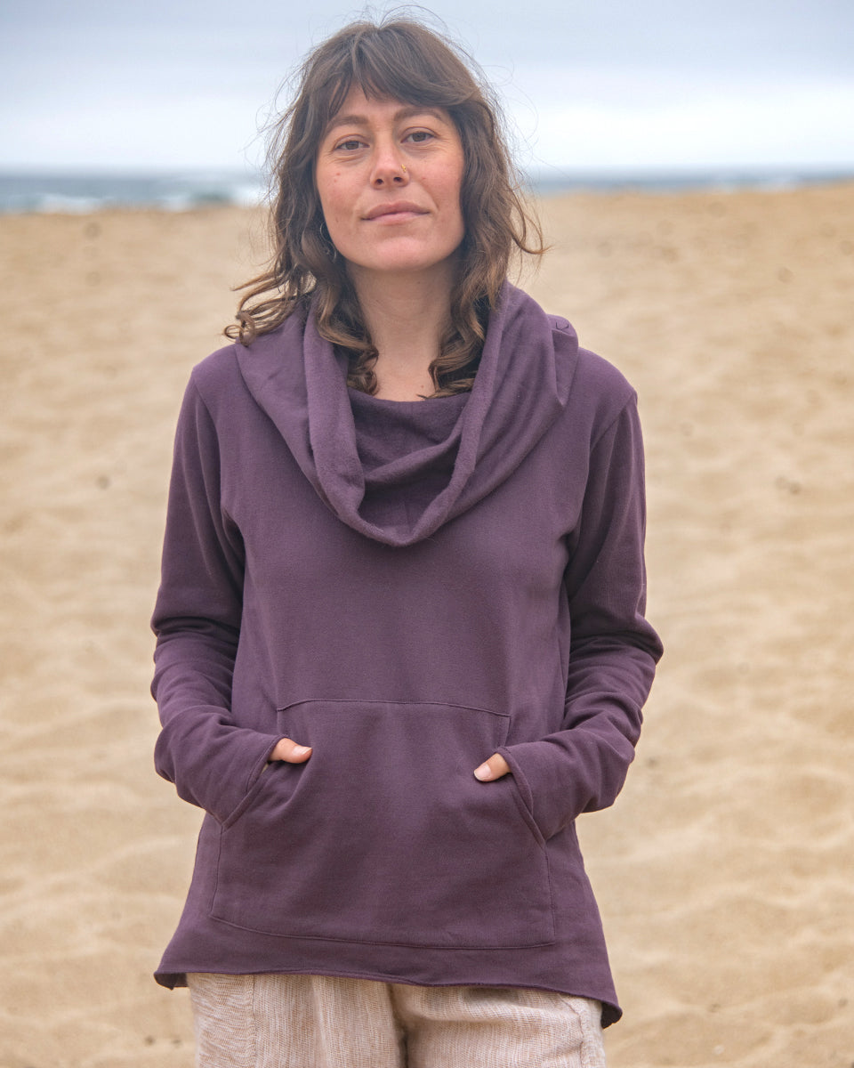 Cowl Neck Sweatshirt