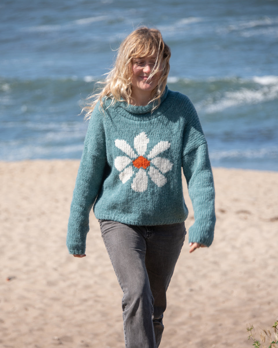 Roll Neck Mohair Sweater