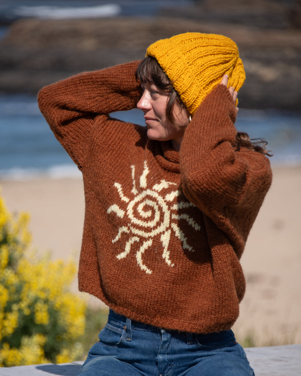 Roll Neck Mohair Sweater