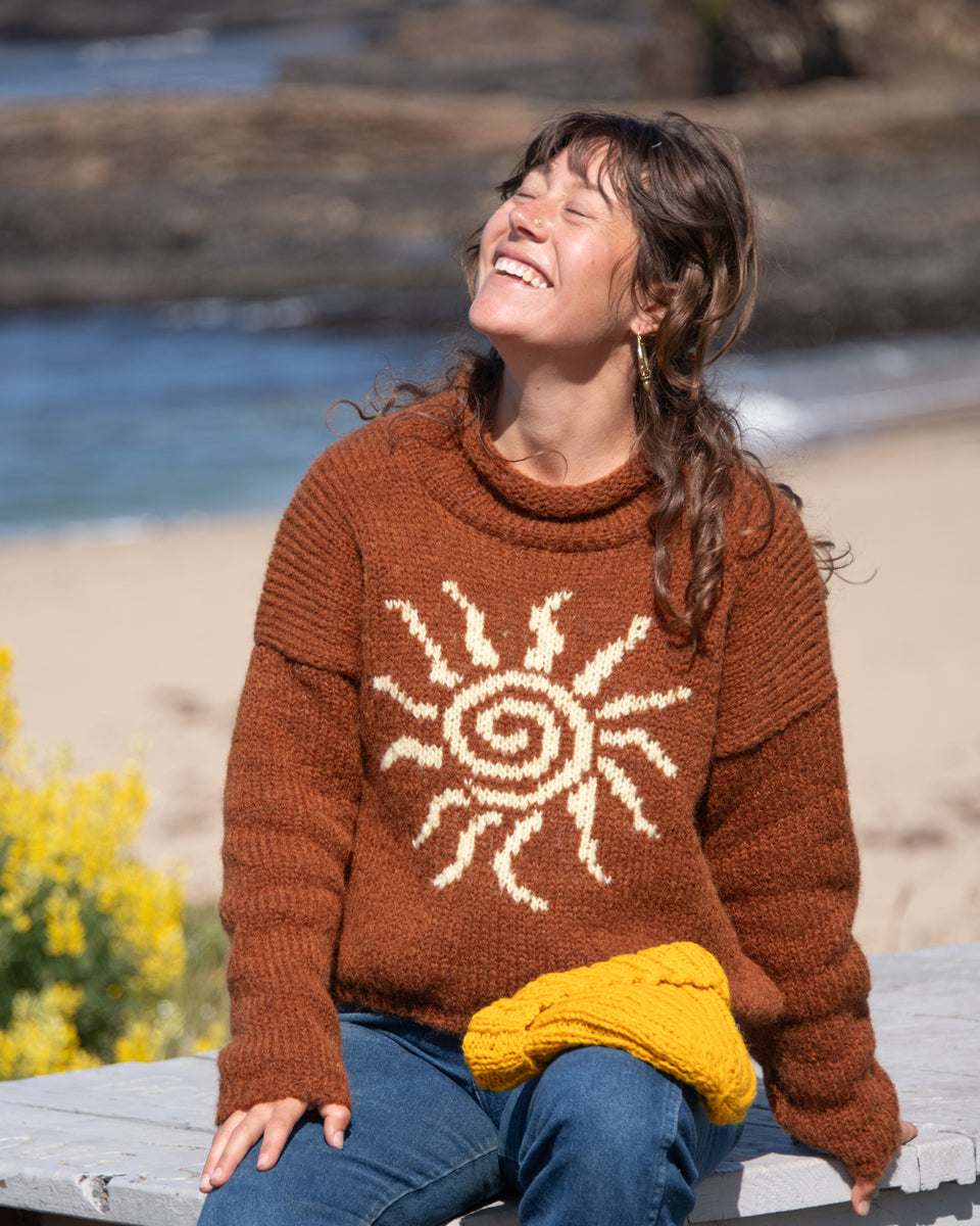 Roll Neck Mohair Sweater
