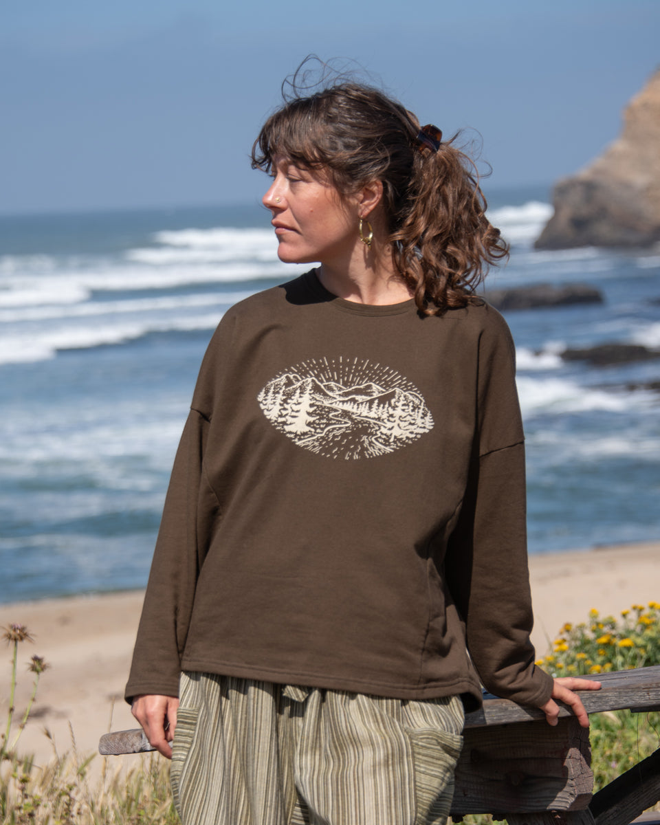 Organic Print Sweatshirt
