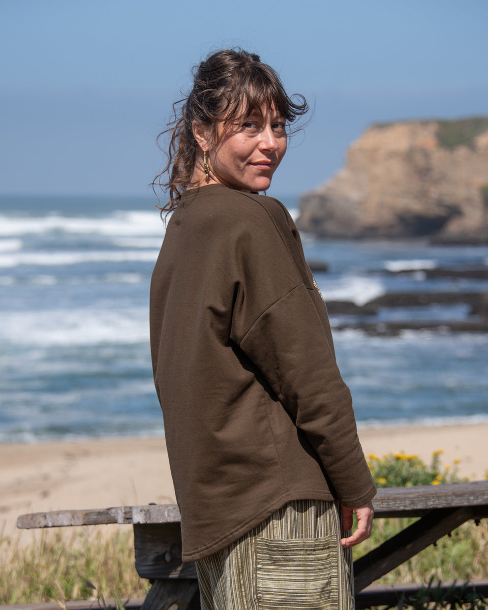 Organic Print Sweatshirt