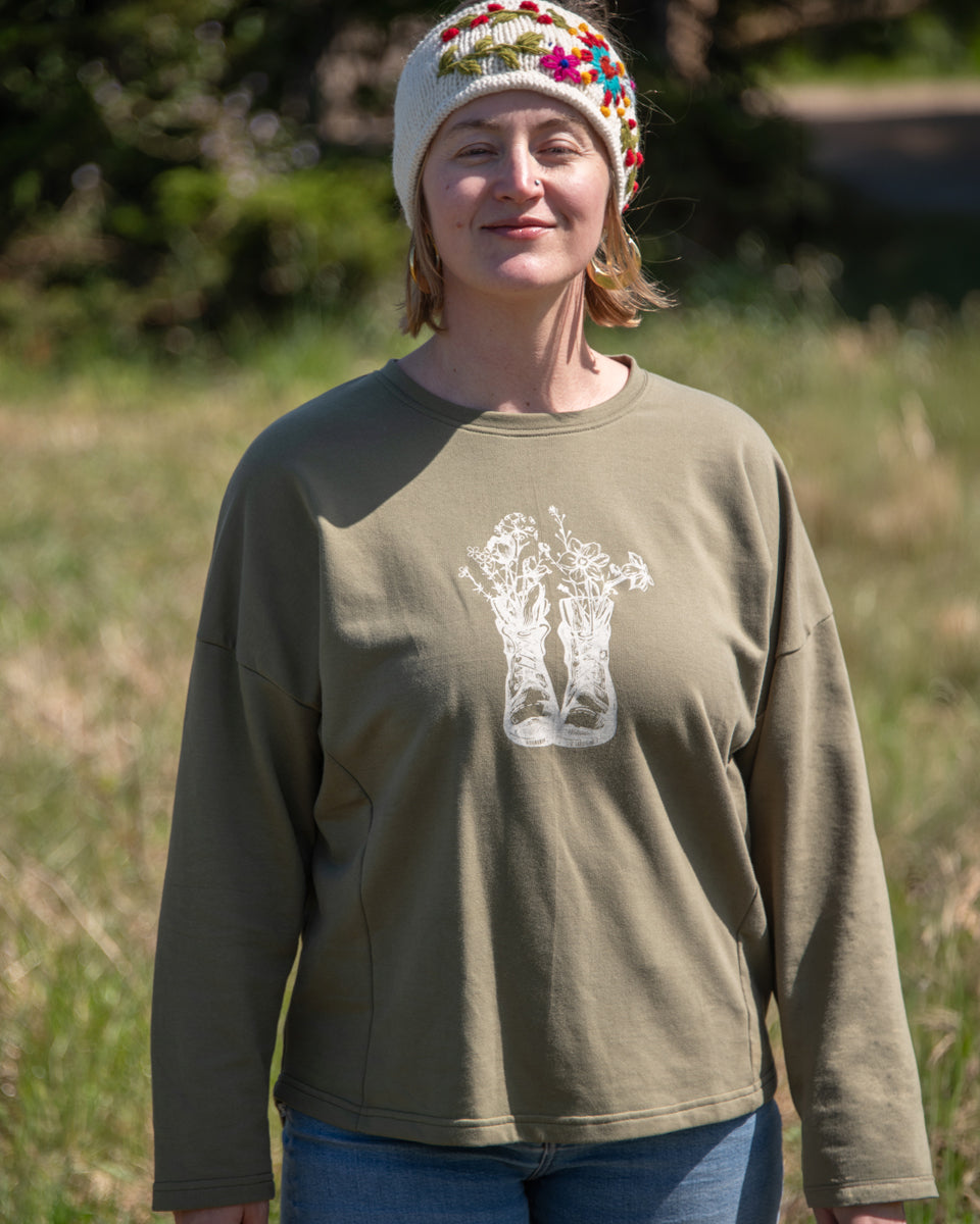 Organic Print Sweatshirt