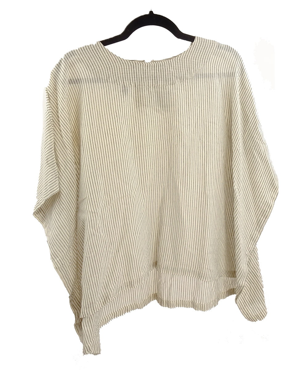 Striped Cotton Box Top
