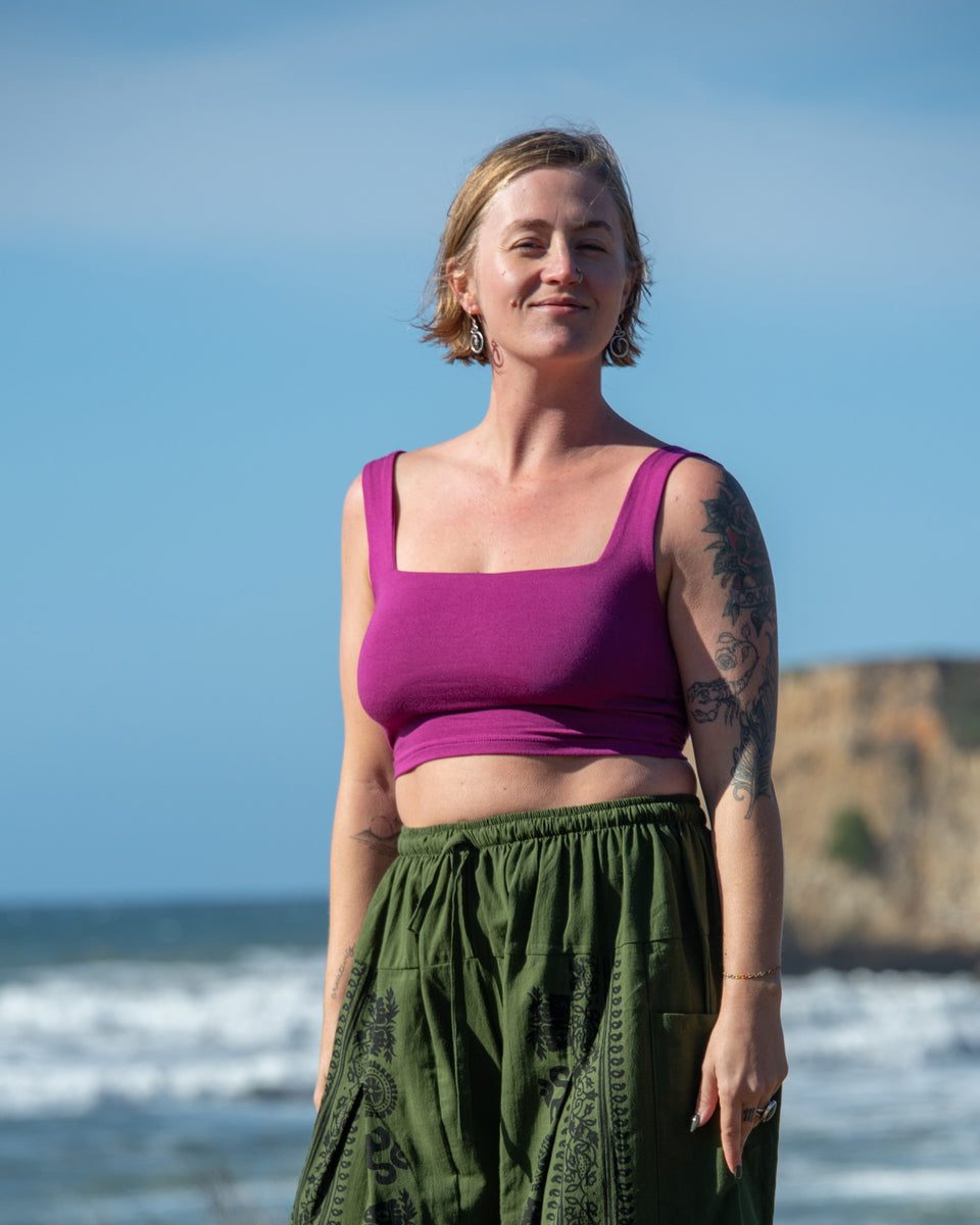 Square Neck Crop Top