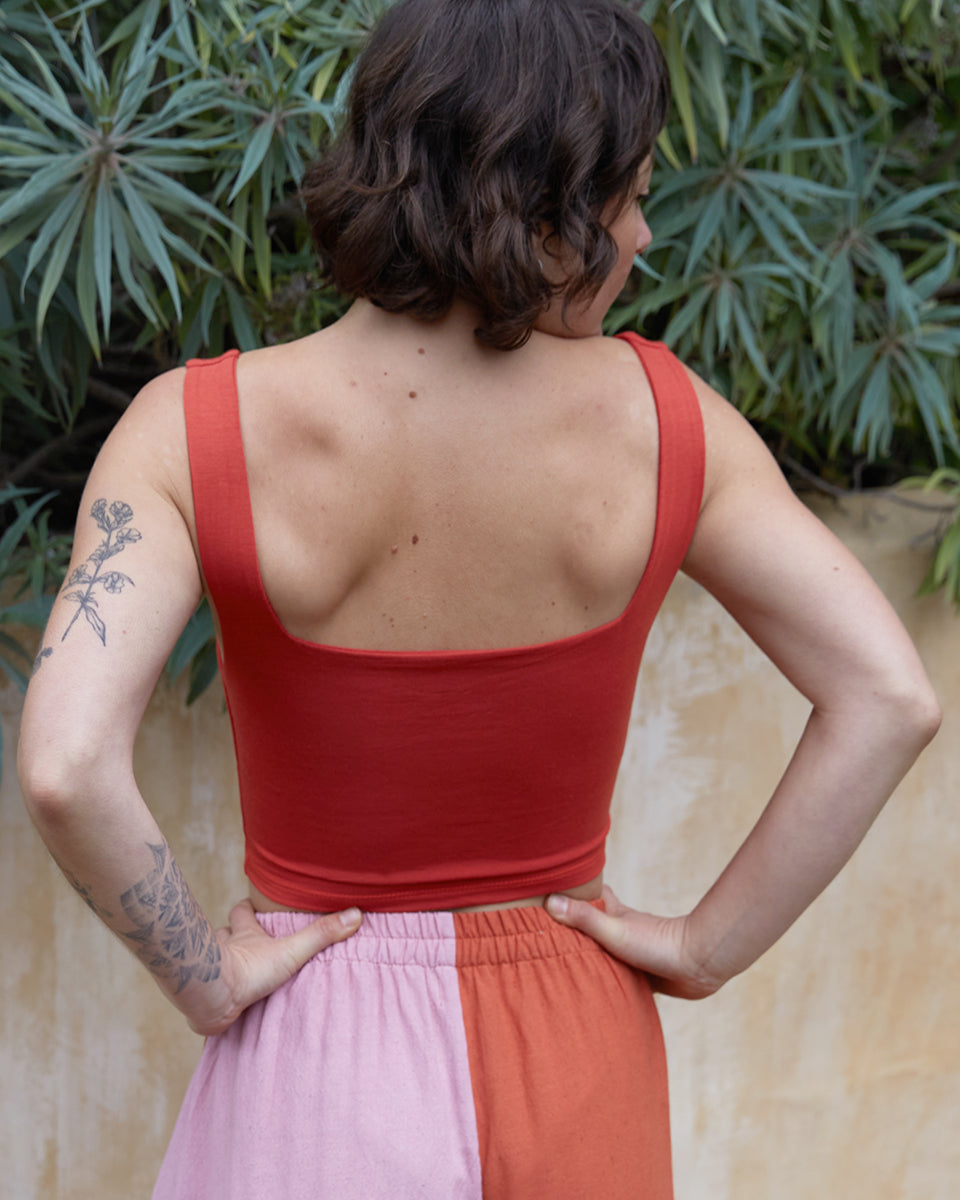 Square Neck Crop Top