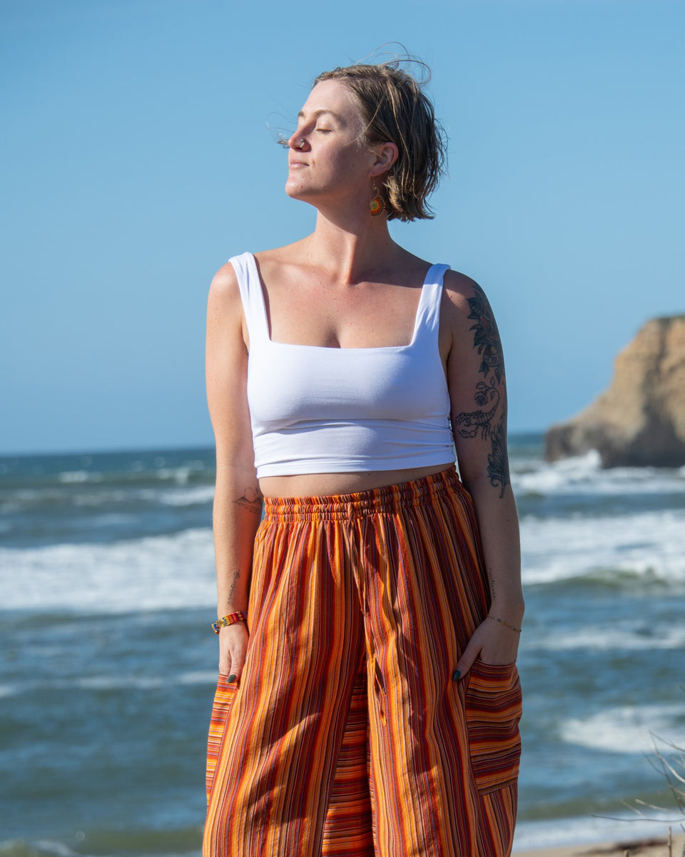 Square Neck Crop Top