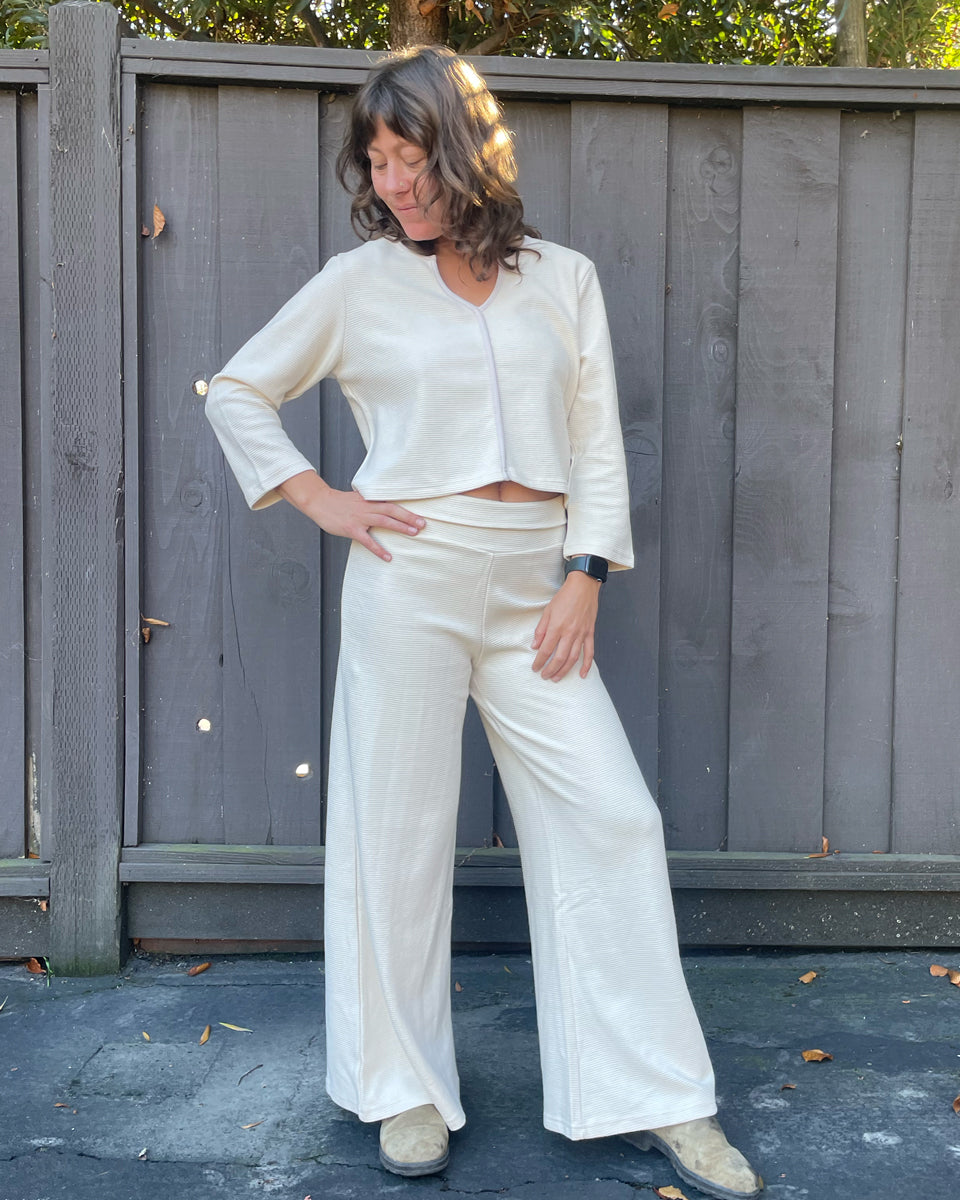 Organic Ribbed Cotton Top