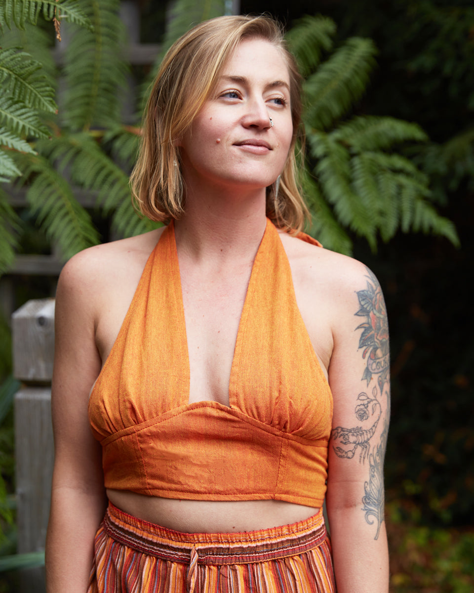 Reversible Halter Top
