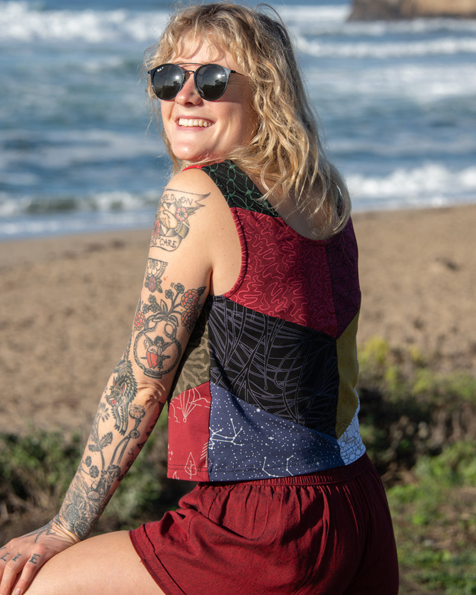 Upcycled Patchwork Tank