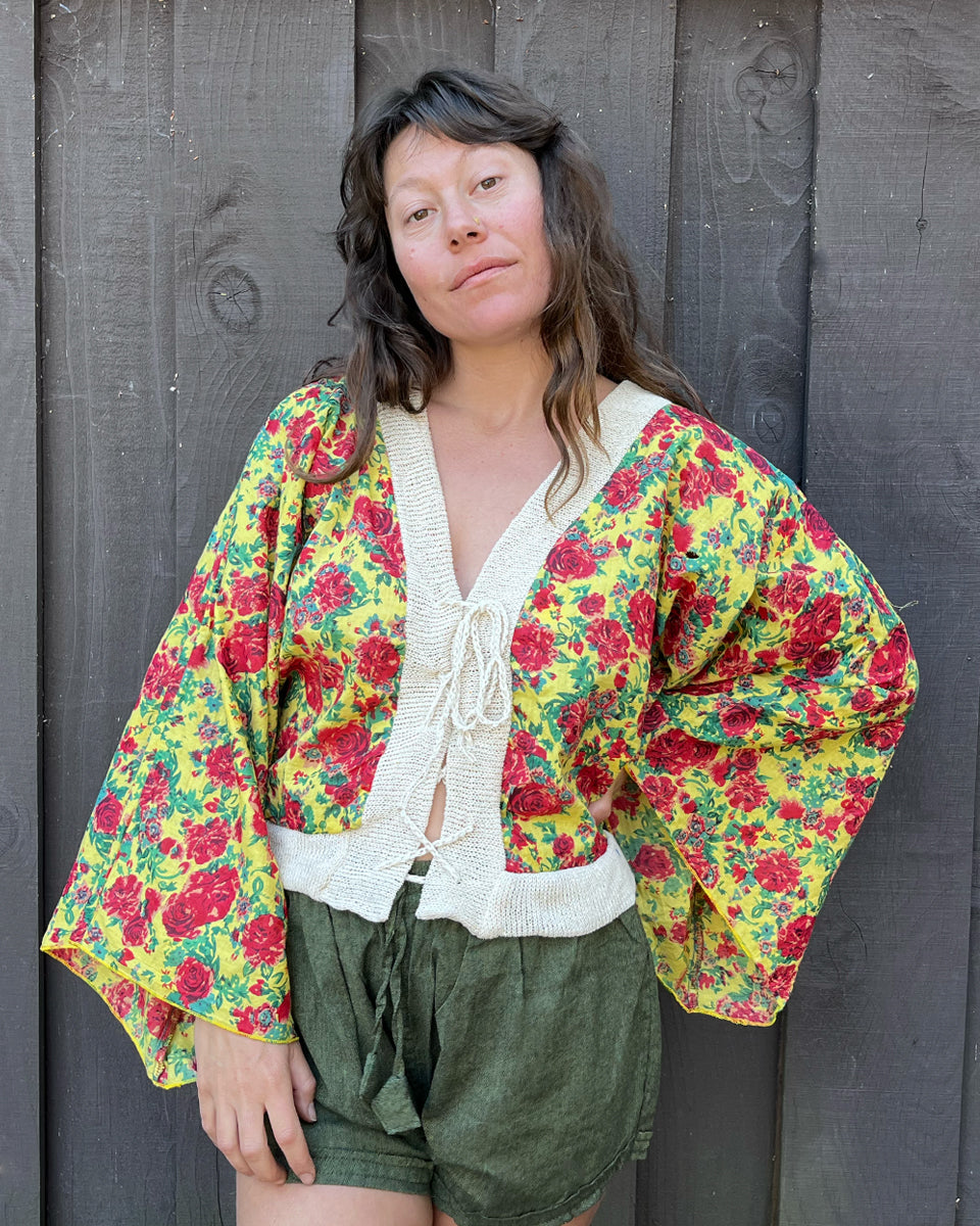 Flora Lace Up Top