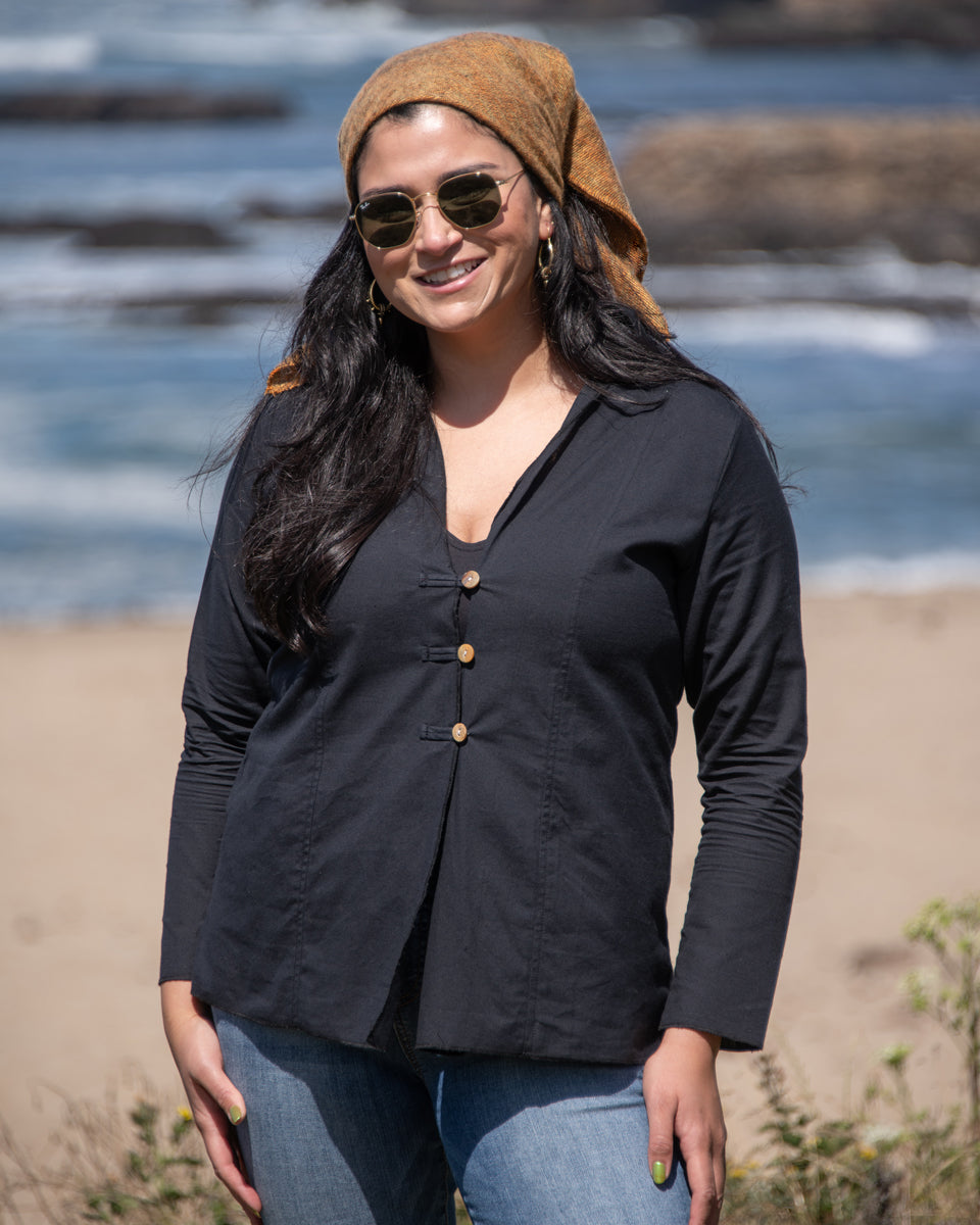 Cotton Top with Buttons