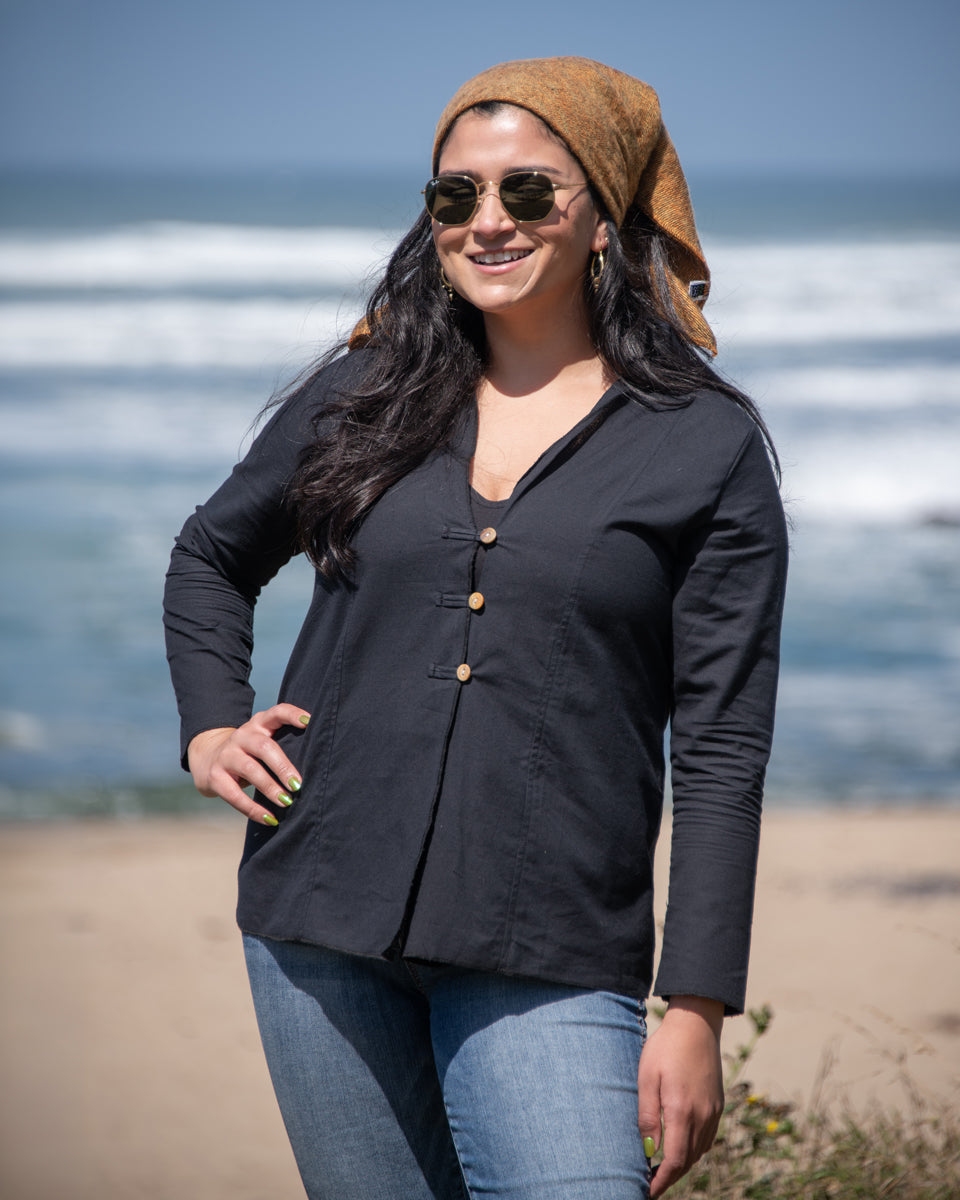 Cotton Top with Buttons