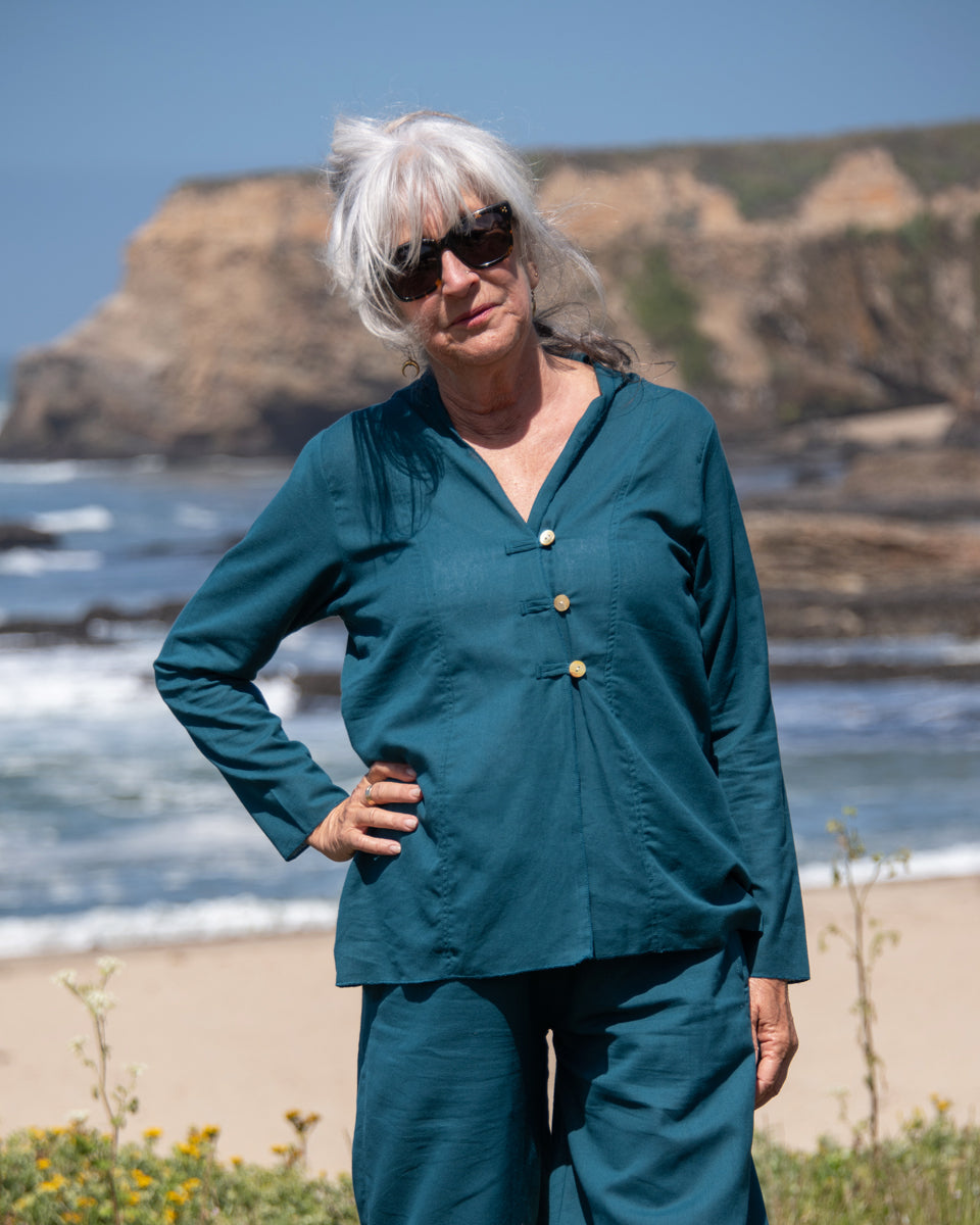 Cotton Top with Buttons