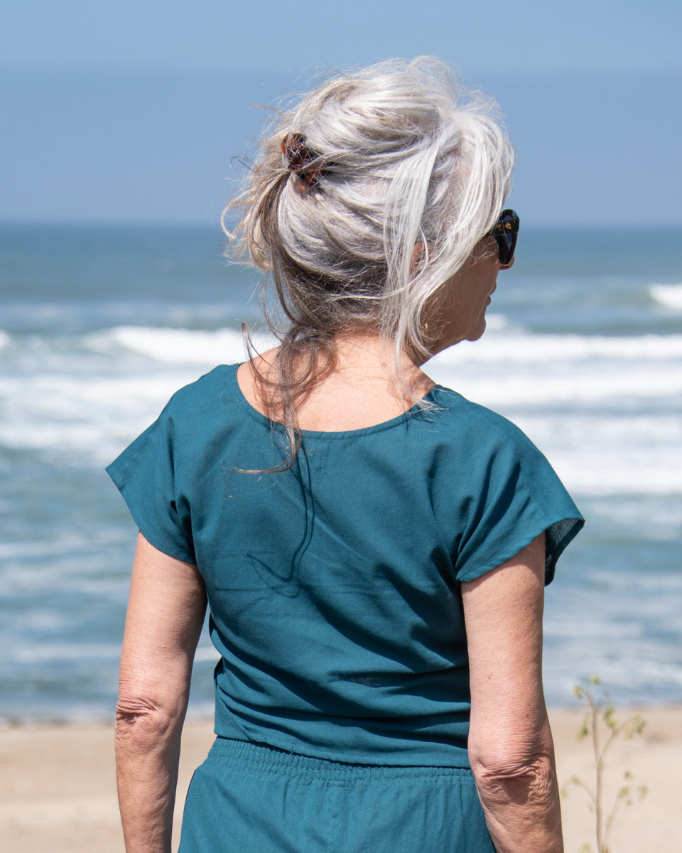 Cotton Wrap Top